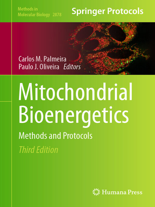 Title details for Mitochondrial Bioenergetics by Carlos M. Palmeira - Available
